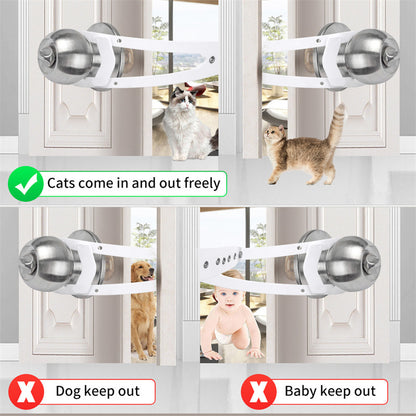 Adjustable Cat Door Holder Latch – Keep Dogs Out & Create a Safe Space for Your Cat