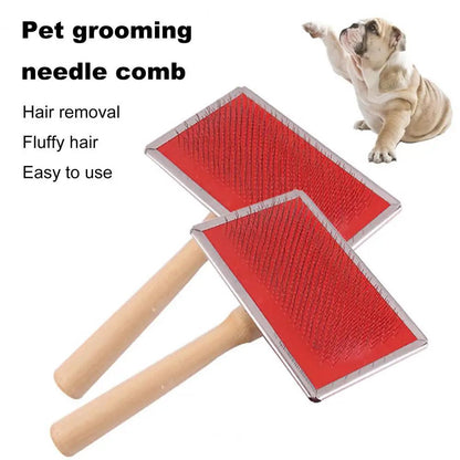 Eco-Friendly Pet Grooming Brush – Gentle & Sustainable Shedding Comb