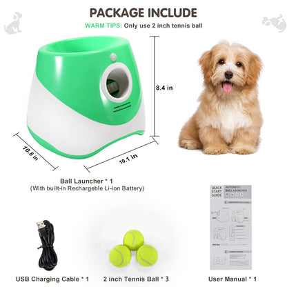 Automatic Pet Ball Launcher – Smart Interactive Dog Toy for Endless Fetch Fun