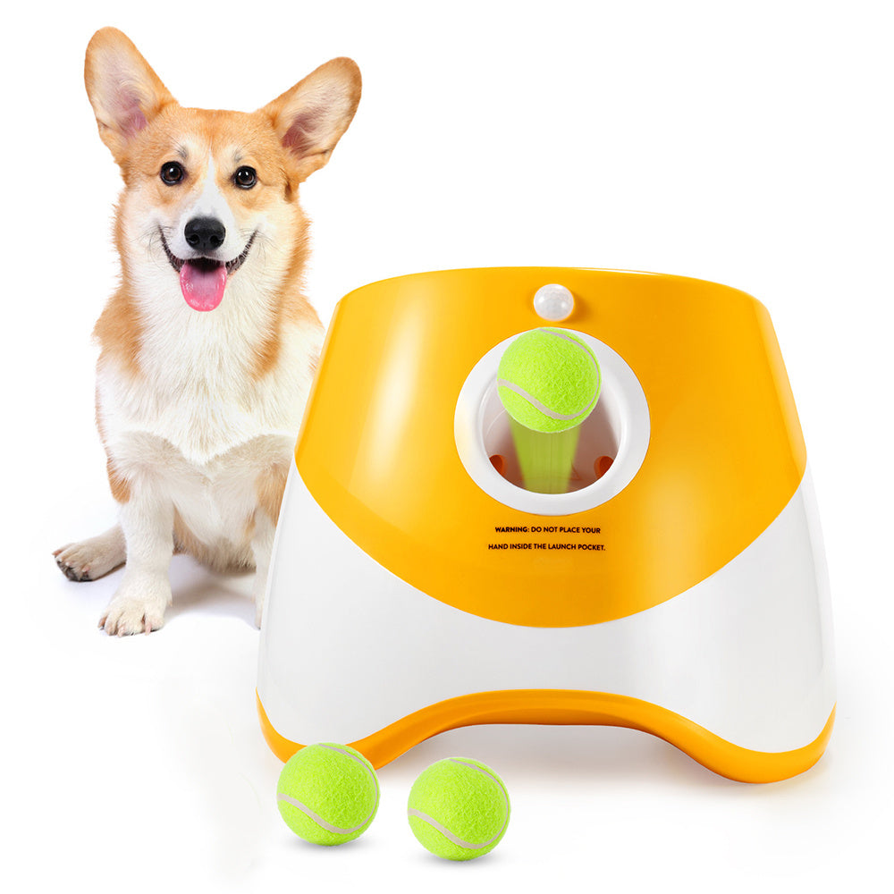 Automatic Pet Ball Launcher – Smart Interactive Dog Toy for Endless Fetch Fun