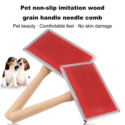 Eco-Friendly Pet Grooming Brush – Gentle & Sustainable Shedding Comb