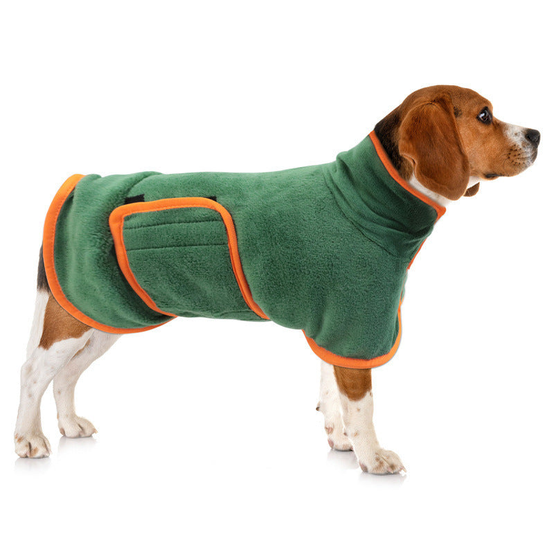 Super Absorbent Dog Bathrobe – Quick-Dry Microfiber Towel for Small & Large Dogs