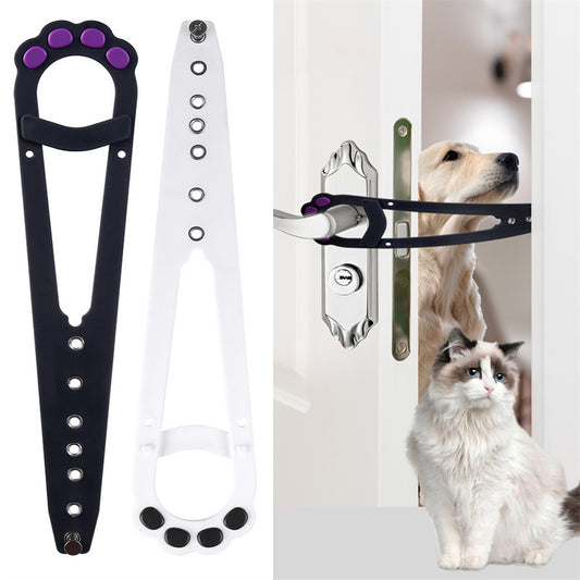 Adjustable Cat Door Holder Latch – Keep Dogs Out & Create a Safe Space for Your Cat