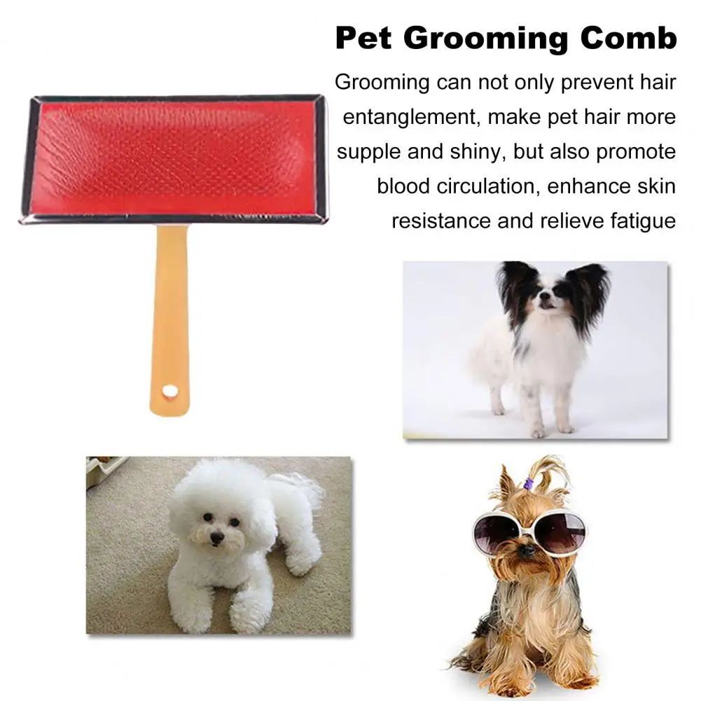 Eco-Friendly Pet Grooming Brush – Gentle & Sustainable Shedding Comb