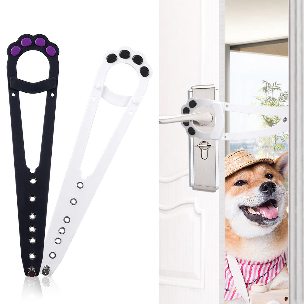 Adjustable Cat Door Holder Latch – Keep Dogs Out & Create a Safe Space for Your Cat